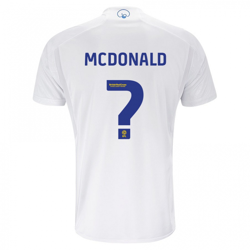 Homem Camisola Josh Mcdonald #0 Branco Principal 2023/24 Camisa