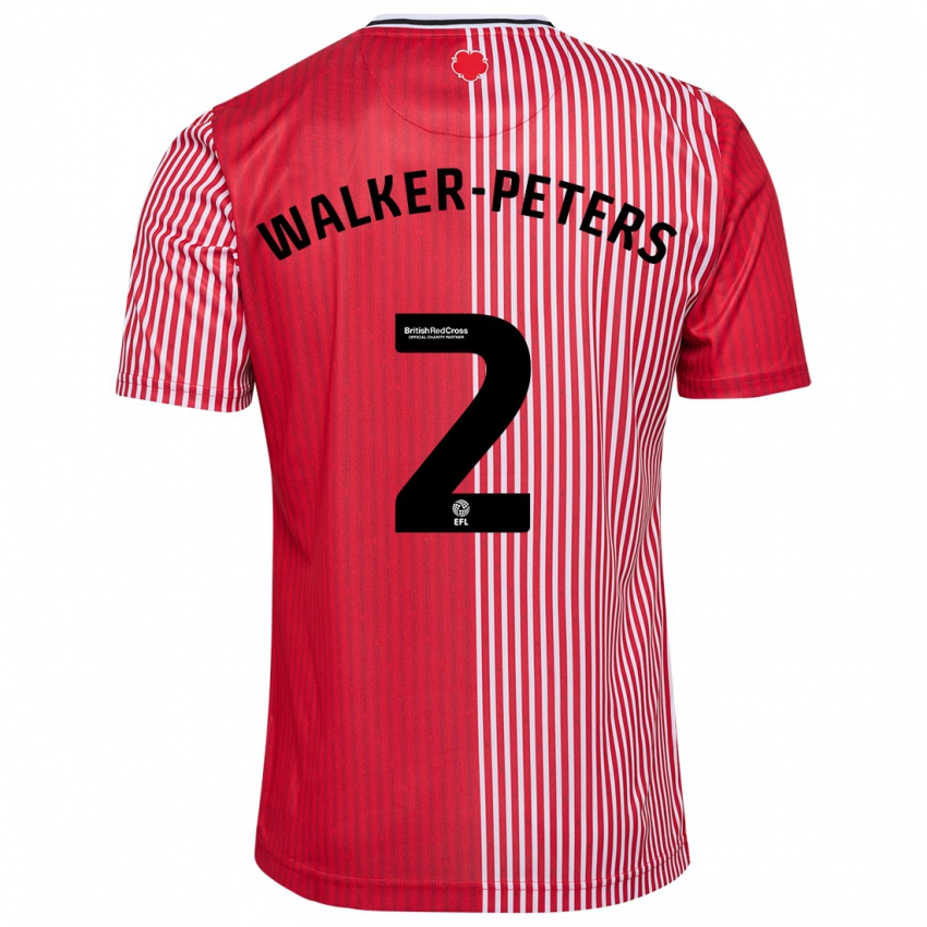 Homem Camisola Kyle Walker-Peters #2 Vermelho Principal 2023/24 Camisa