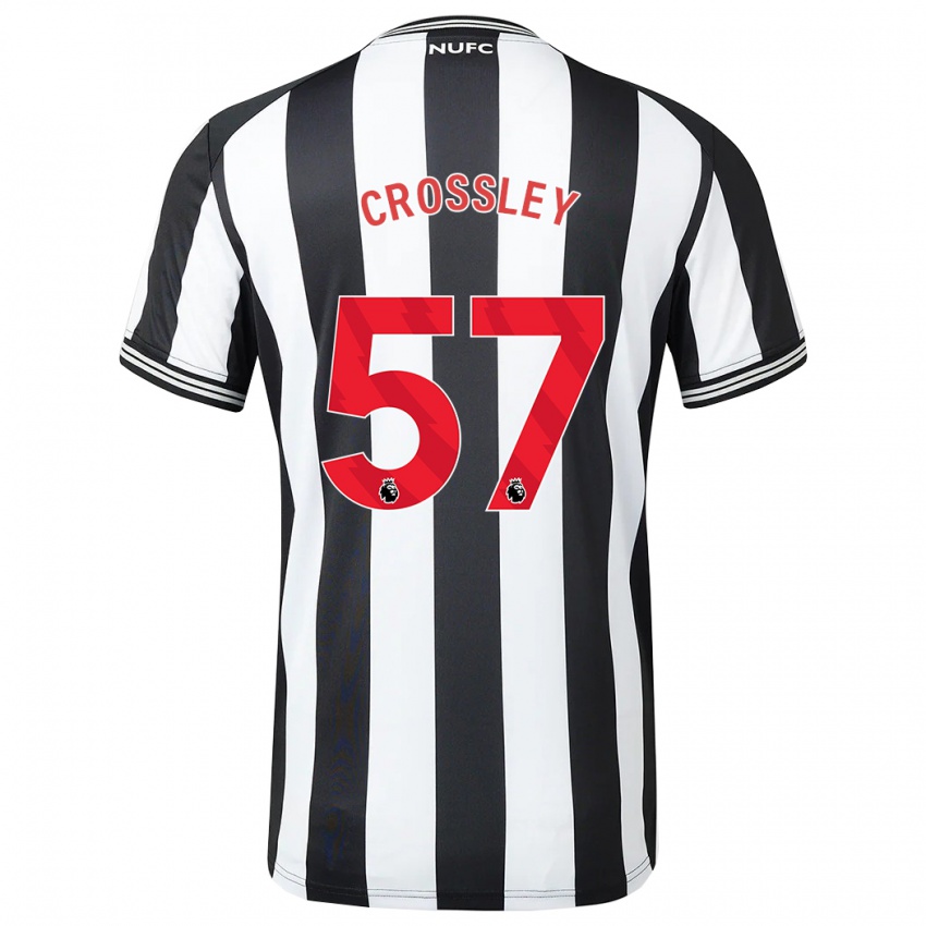 Homem Camisola Kyle Crossley #57 Preto Branco Principal 2023/24 Camisa