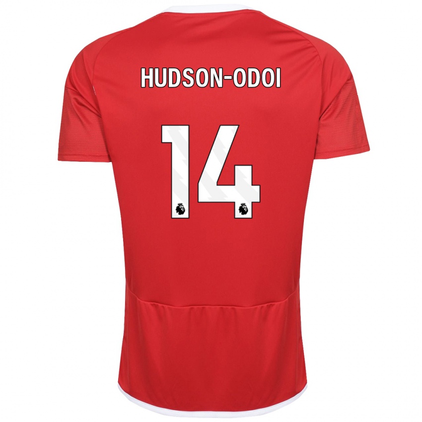 Homem Camisola Callum Hudson-Odoi #14 Vermelho Principal 2023/24 Camisa