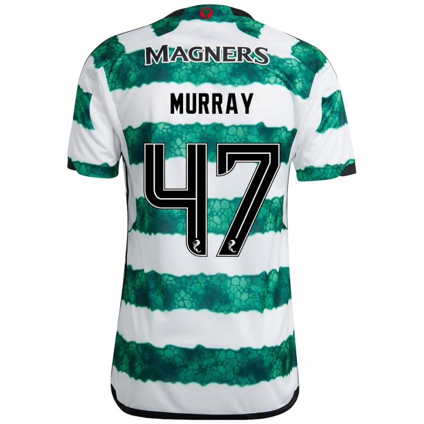 Homem Camisola Dane Murray #47 Verde Principal 2023/24 Camisa
