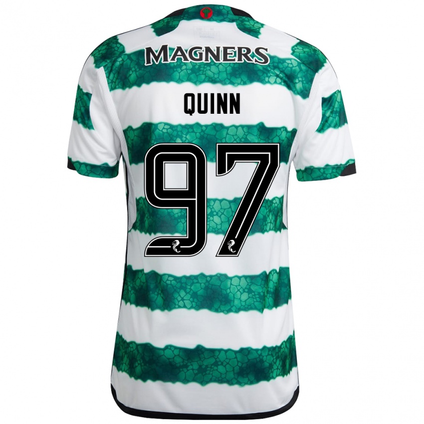 Homem Camisola Ben Quinn #97 Verde Principal 2023/24 Camisa
