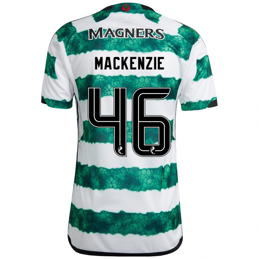 Homem Camisola Magnus Mackenzie #46 Verde Principal 2023/24 Camisa