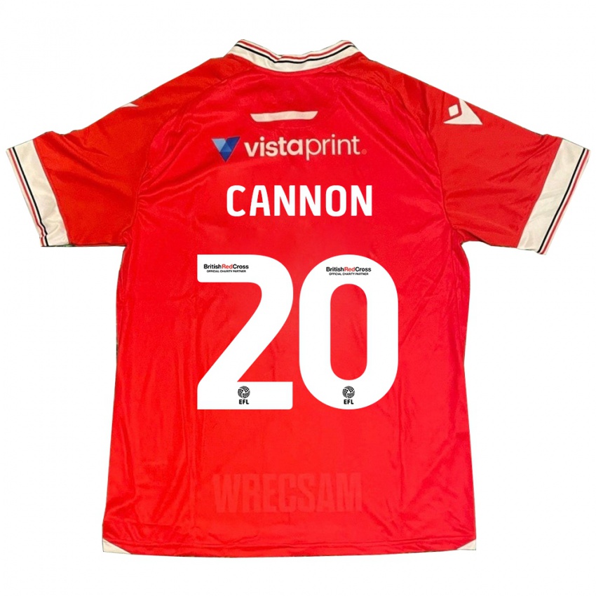 Homem Camisola Andy Cannon #20 Vermelho Principal 2023/24 Camisa