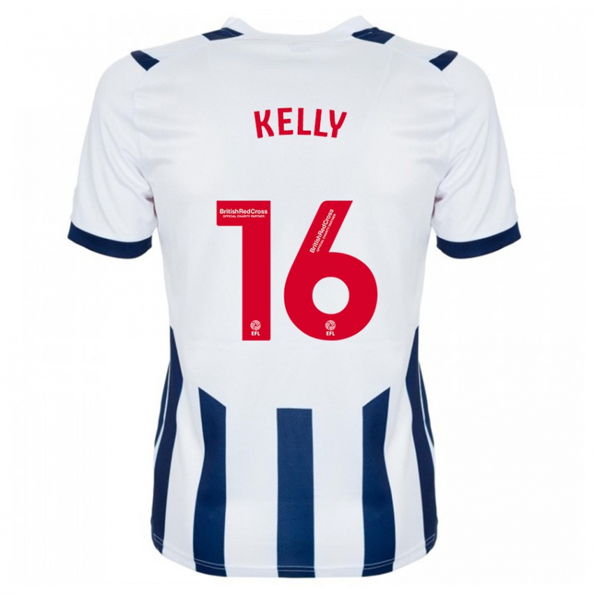 Homem Camisola Martin Kelly #16 Branco Principal 2023/24 Camisa