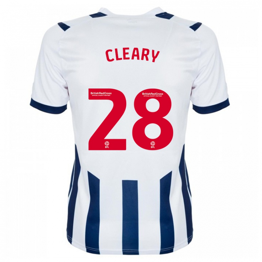 Homem Camisola Reyes Cleary #28 Branco Principal 2023/24 Camisa