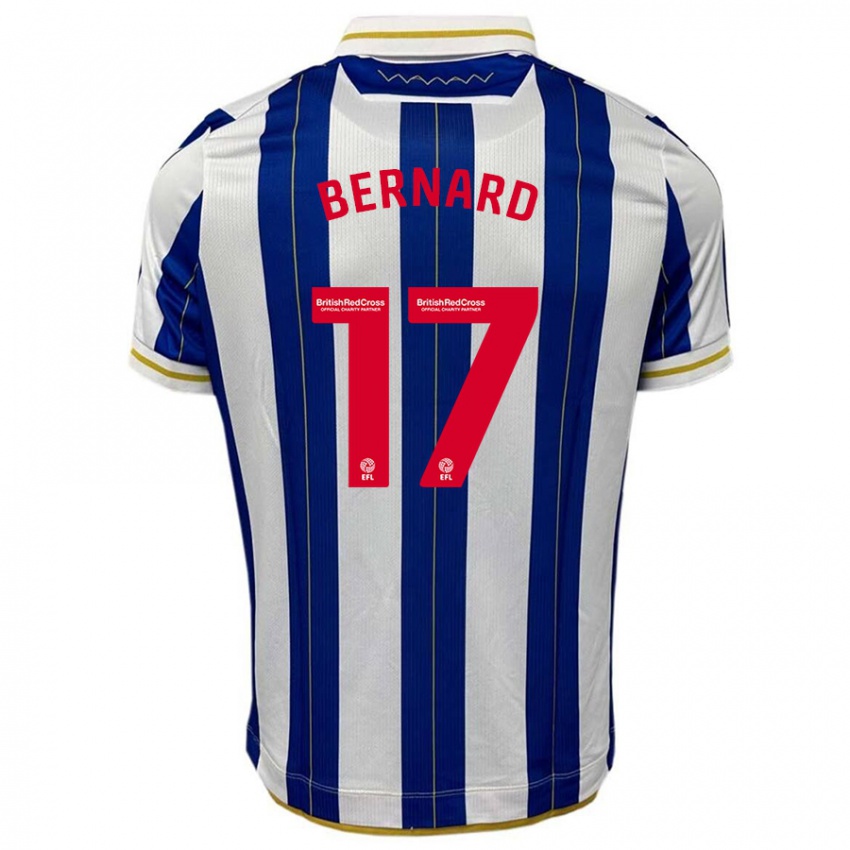 Homem Camisola Di'shon Bernard #17 Branco Azulado Principal 2023/24 Camisa