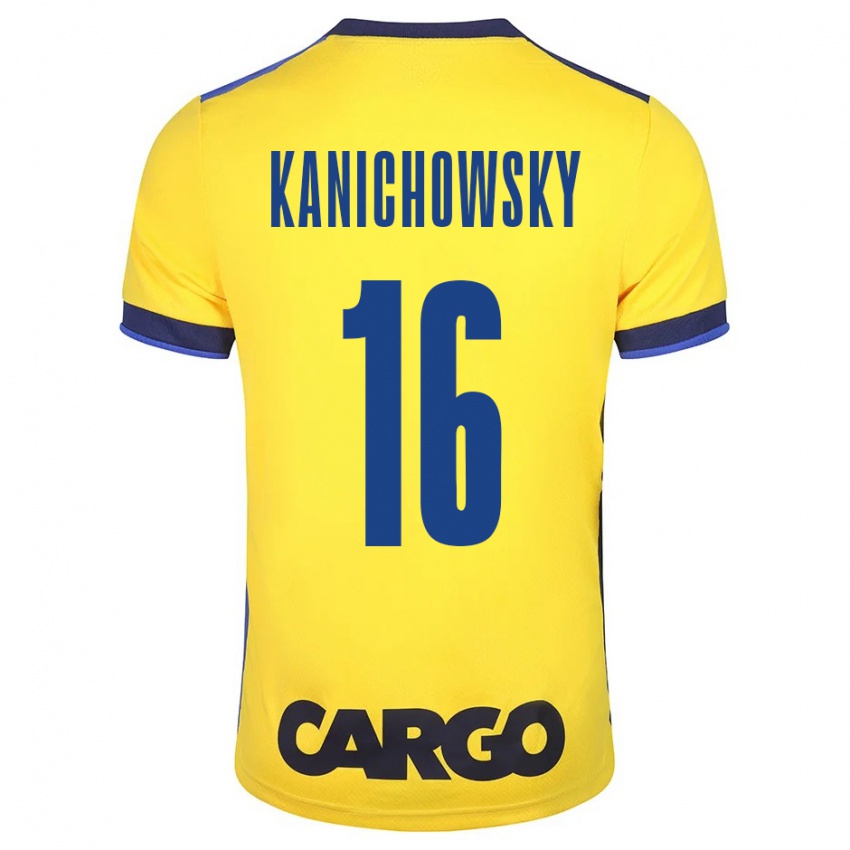 Homem Camisola Gabi Kanichowsky #16 Amarelo Principal 2023/24 Camisa