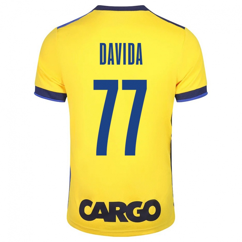 Homem Camisola Osher Davida #77 Amarelo Principal 2023/24 Camisa