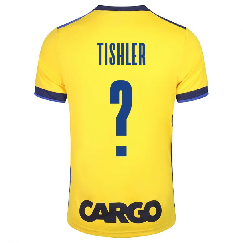 Homem Camisola Daniel Tishler #0 Amarelo Principal 2023/24 Camisa