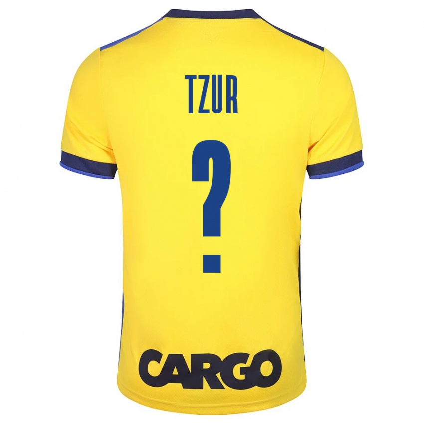 Homem Camisola Amit Tzur #0 Amarelo Principal 2023/24 Camisa