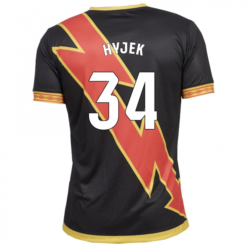 Homem Camisola David Hyjek #34 Preto Alternativa 2023/24 Camisa