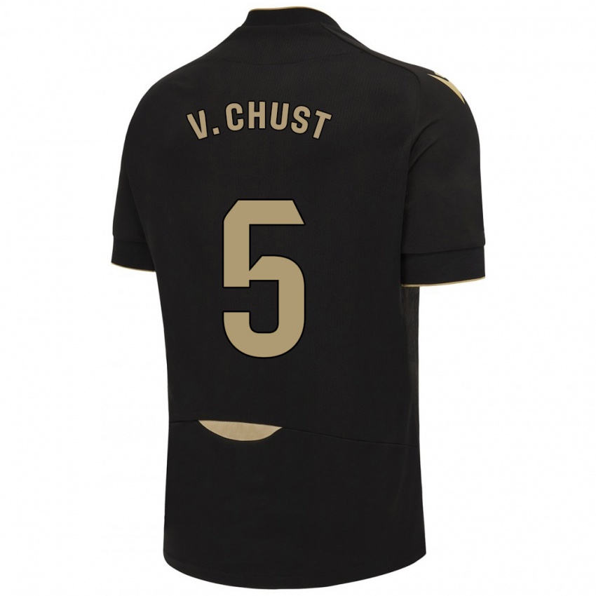 Homem Camisola Victor Chust #5 Preto Alternativa 2023/24 Camisa