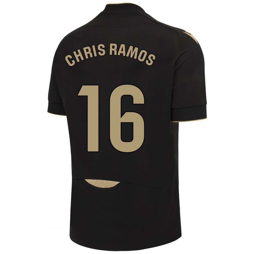 Homem Camisola Chris Ramos #16 Preto Alternativa 2023/24 Camisa