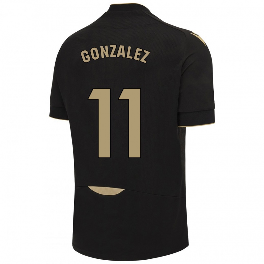 Homem Camisola Chus González #11 Preto Alternativa 2023/24 Camisa