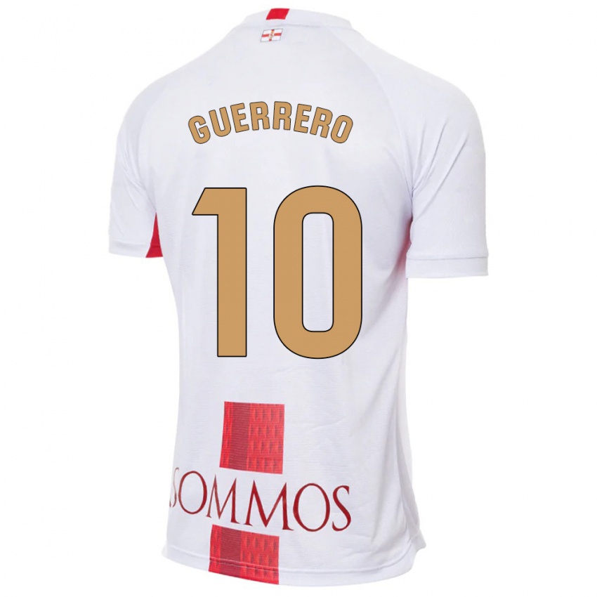 Homem Camisola Fernando Guerrero #10 Branco Alternativa 2023/24 Camisa