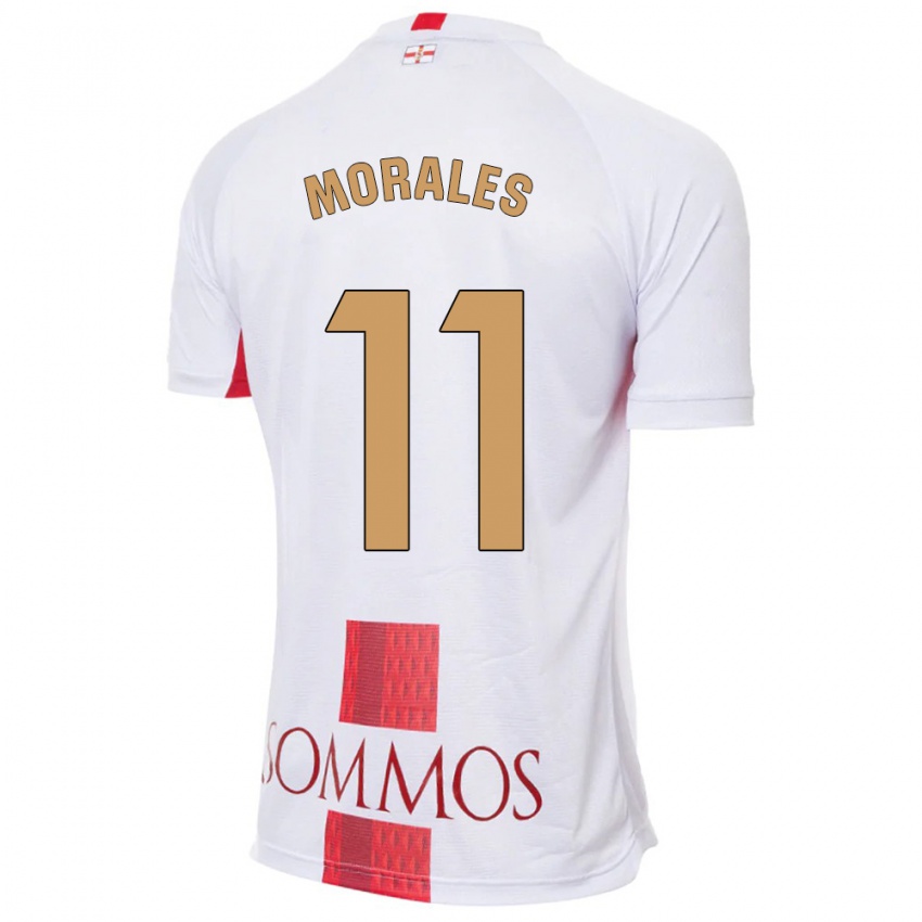 Homem Camisola Carolina Morales #11 Branco Alternativa 2023/24 Camisa