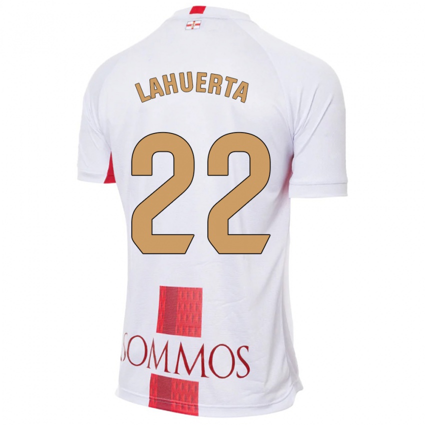 Homem Camisola Gema Lahuerta #22 Branco Alternativa 2023/24 Camisa