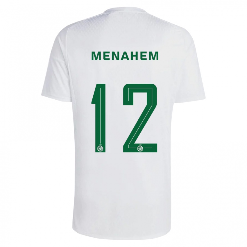 Homem Camisola Sun Menahem #12 Azul Esverdeado Alternativa 2023/24 Camisa