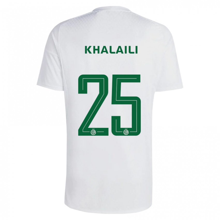 Homem Camisola Anan Khalaili #25 Azul Esverdeado Alternativa 2023/24 Camisa