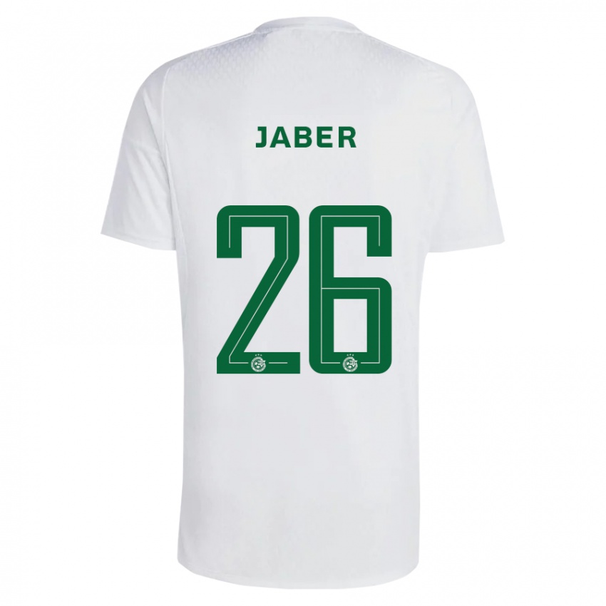 Homem Camisola Mahmoud Jaber #26 Azul Esverdeado Alternativa 2023/24 Camisa