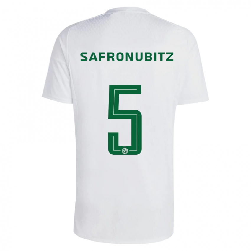 Homem Camisola Dan Safronubitz #5 Azul Esverdeado Alternativa 2023/24 Camisa