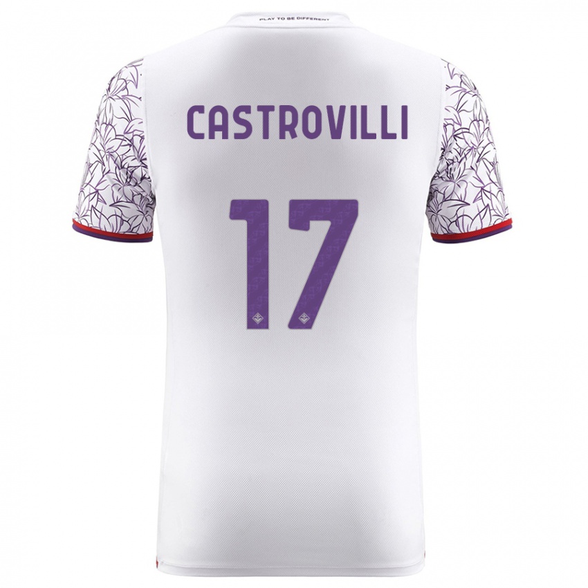 Homem Camisola Gaetano Castrovilli #17 Branco Alternativa 2023/24 Camisa