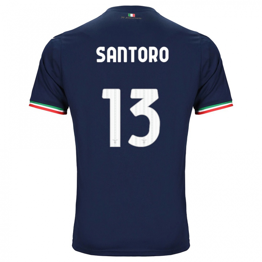 Homem Camisola Martina Santoro #13 Marinha Alternativa 2023/24 Camisa