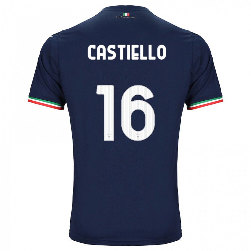 Homem Camisola Antonietta Castiello #16 Marinha Alternativa 2023/24 Camisa