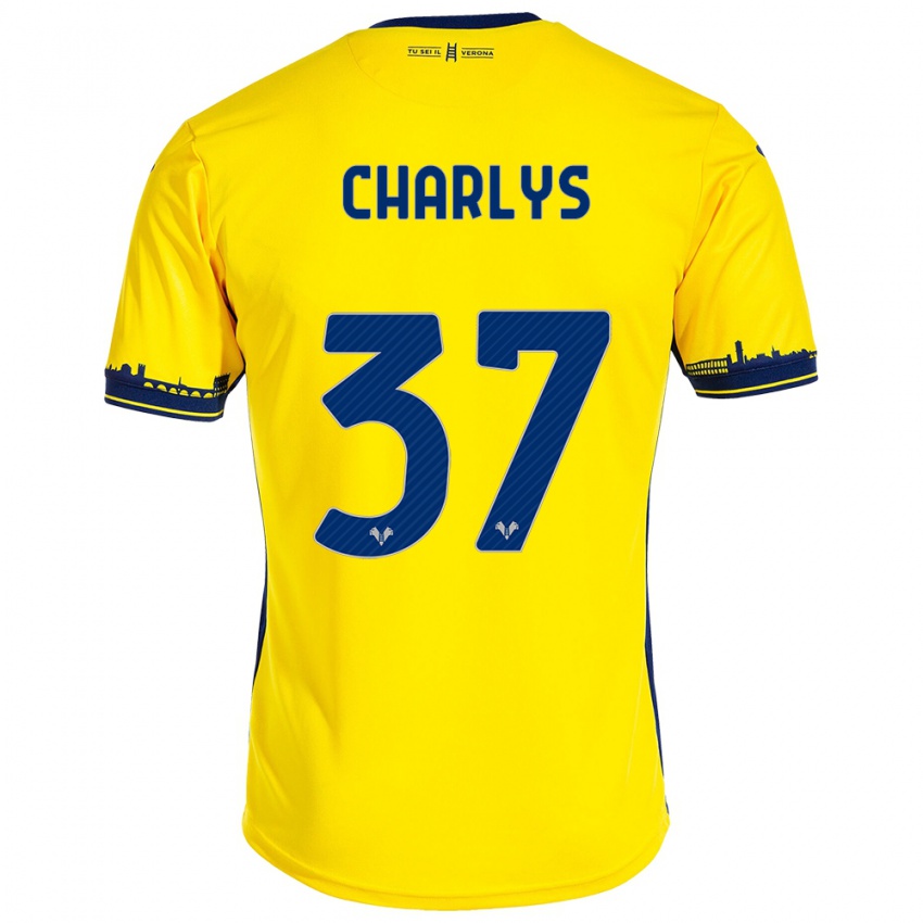 Homem Camisola Charlys #37 Amarelo Alternativa 2023/24 Camisa