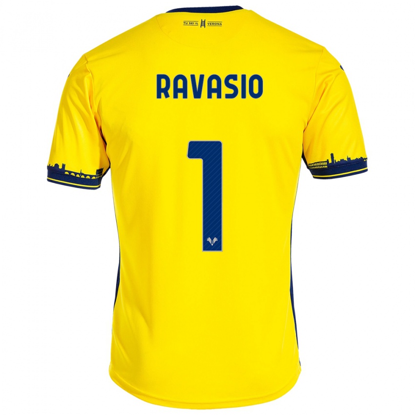 Homem Camisola Manuel Ravasio #1 Amarelo Alternativa 2023/24 Camisa