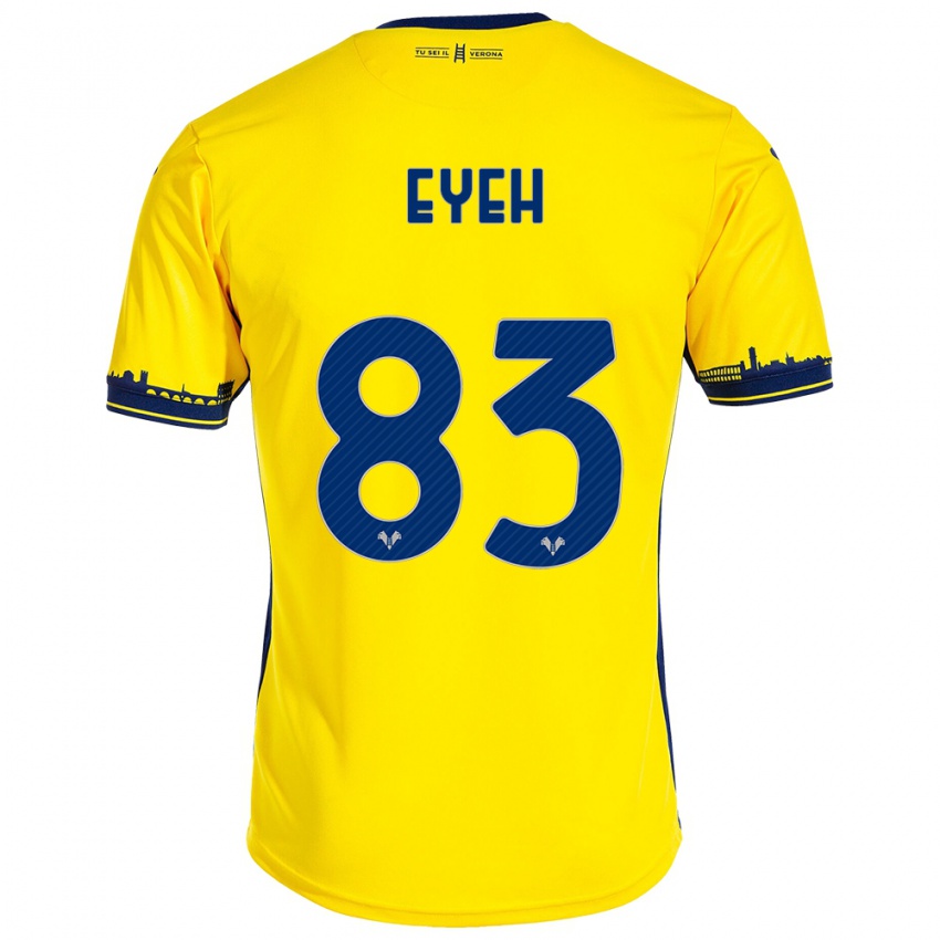 Homem Camisola Nicholas Eyeh #83 Amarelo Alternativa 2023/24 Camisa