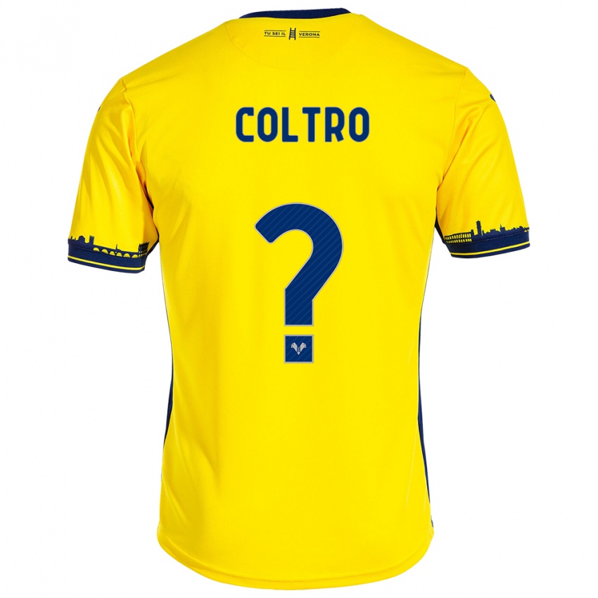 Homem Camisola Christian Coltro #0 Amarelo Alternativa 2023/24 Camisa