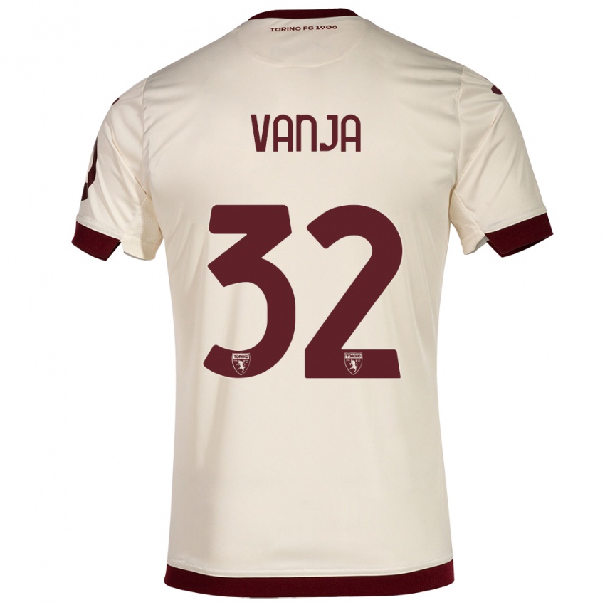 Homem Camisola Vanja Milinković-Savić #32 Champanhe Alternativa 2023/24 Camisa