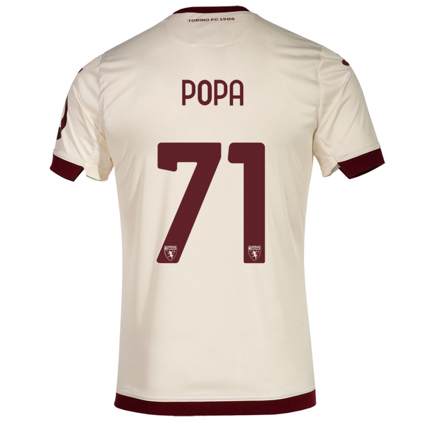 Homem Camisola Mihai Popa #71 Champanhe Alternativa 2023/24 Camisa