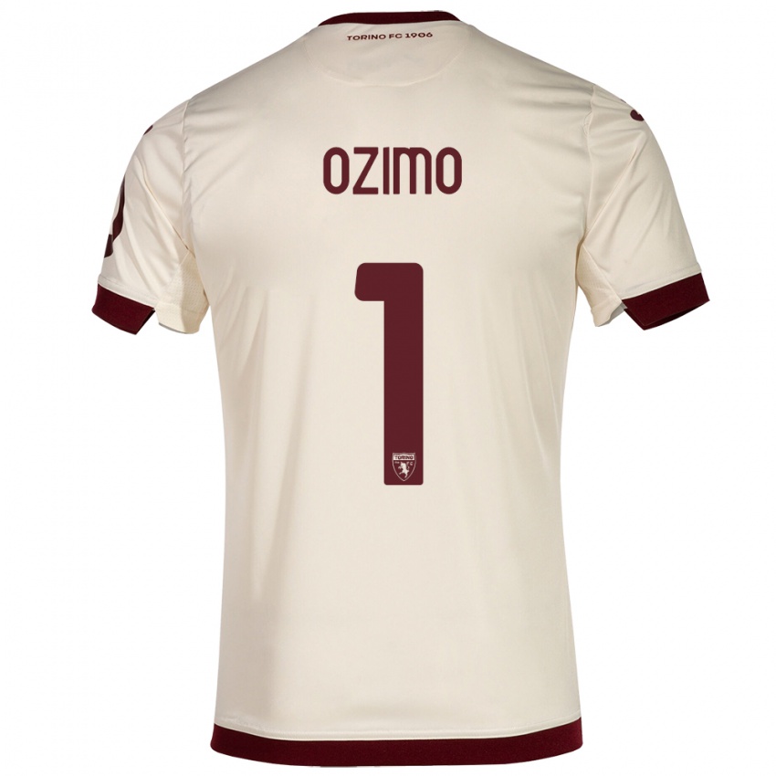 Homem Camisola Arianna Ozimo #1 Champanhe Alternativa 2023/24 Camisa