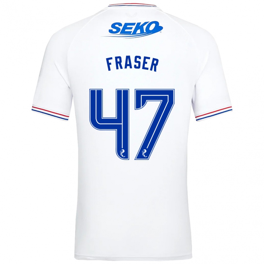 Homem Camisola Robbie Fraser #47 Branco Alternativa 2023/24 Camisa