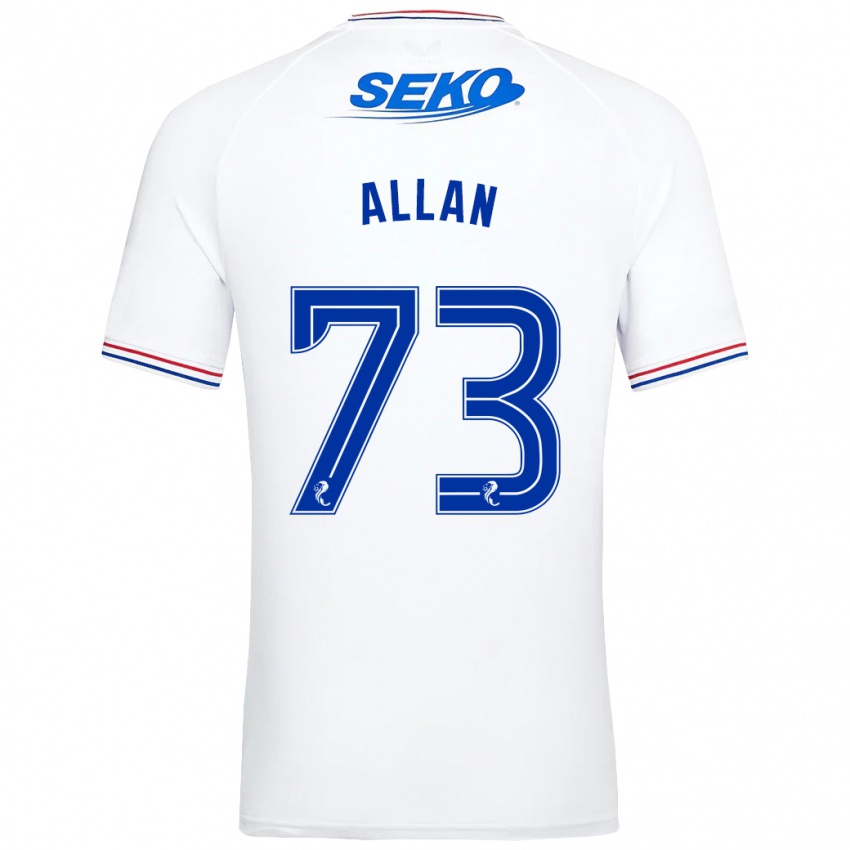 Homem Camisola Connor Allan #73 Branco Alternativa 2023/24 Camisa