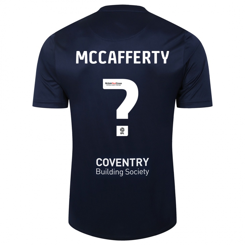 Homem Camisola Lewys Mccafferty #0 Marinha Vermelha Alternativa 2023/24 Camisa