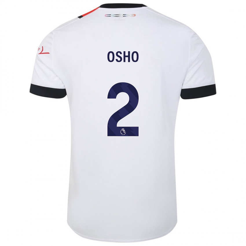 Homem Camisola Gabriel Osho #2 Branco Alternativa 2023/24 Camisa