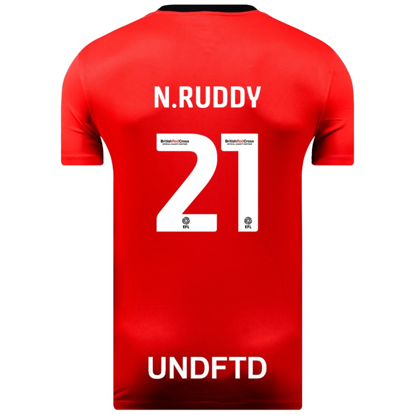 Homem Camisola John Ruddy #21 Vermelho Alternativa 2023/24 Camisa