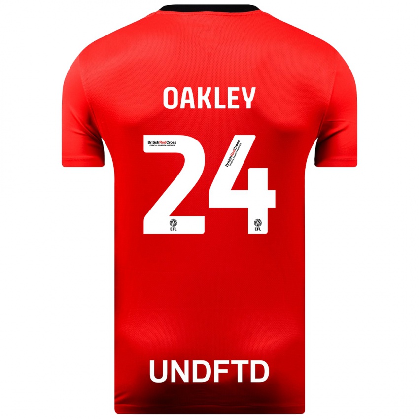 Homem Camisola Marcel Oakley #24 Vermelho Alternativa 2023/24 Camisa