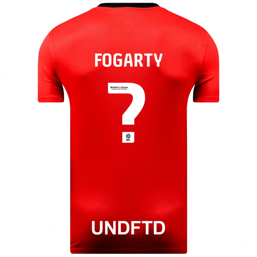 Homem Camisola Tom Fogarty #0 Vermelho Alternativa 2023/24 Camisa