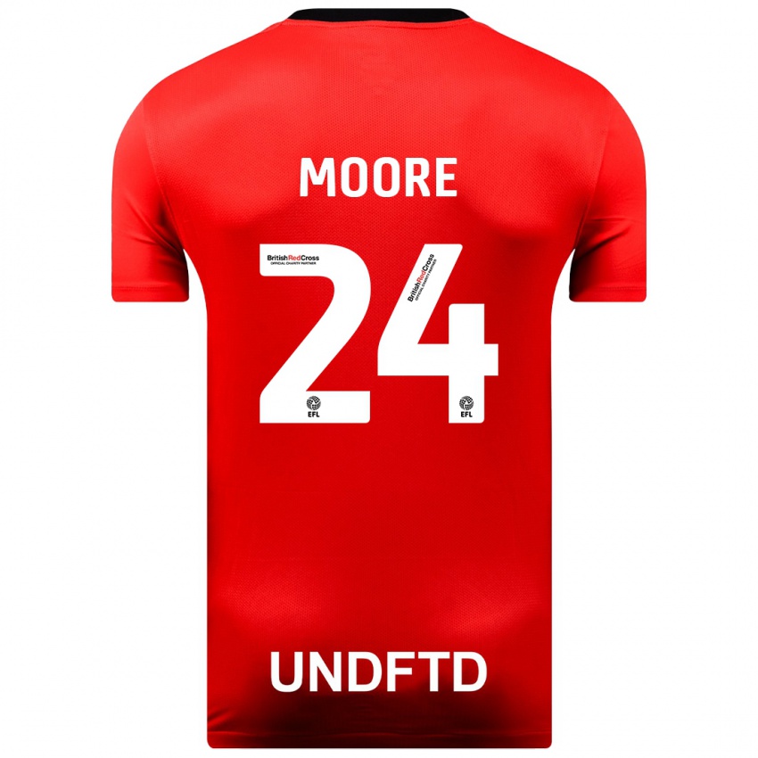 Homem Camisola Jade Ellis Moore #24 Vermelho Alternativa 2023/24 Camisa