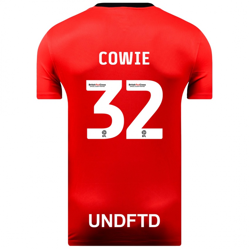 Homem Camisola Abbie Cowie #32 Vermelho Alternativa 2023/24 Camisa