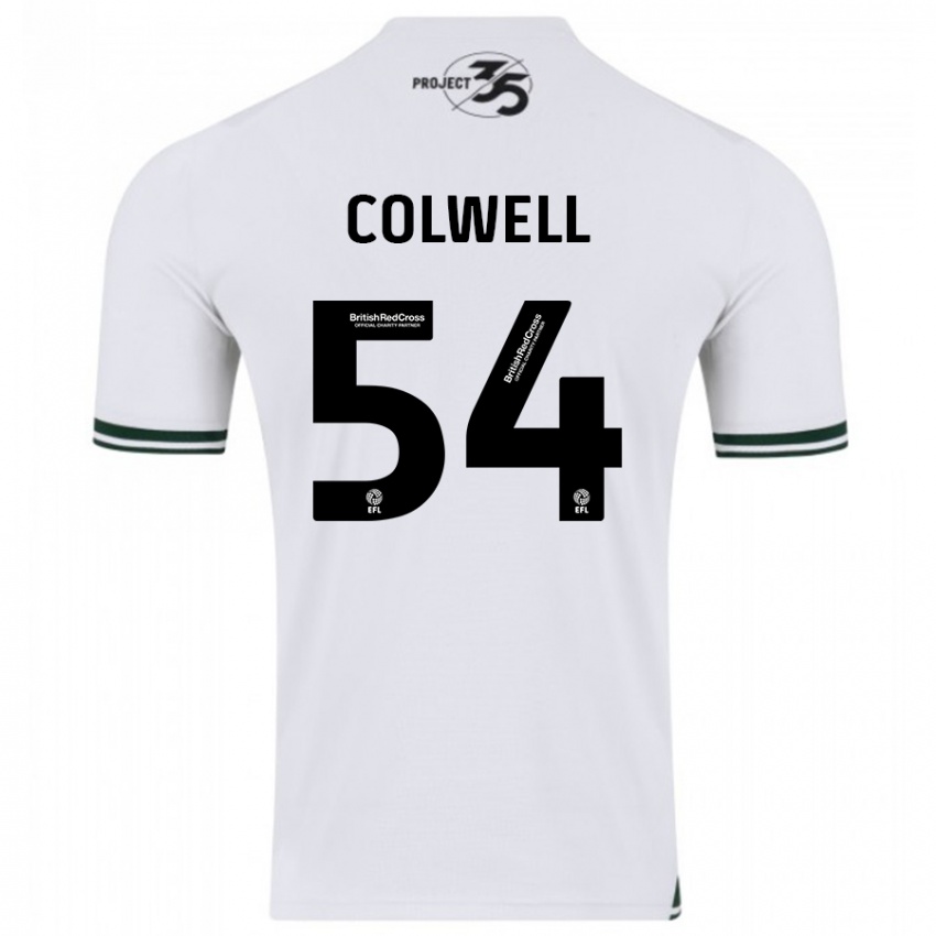 Homem Camisola Lewis Colwell #54 Branco Alternativa 2023/24 Camisa