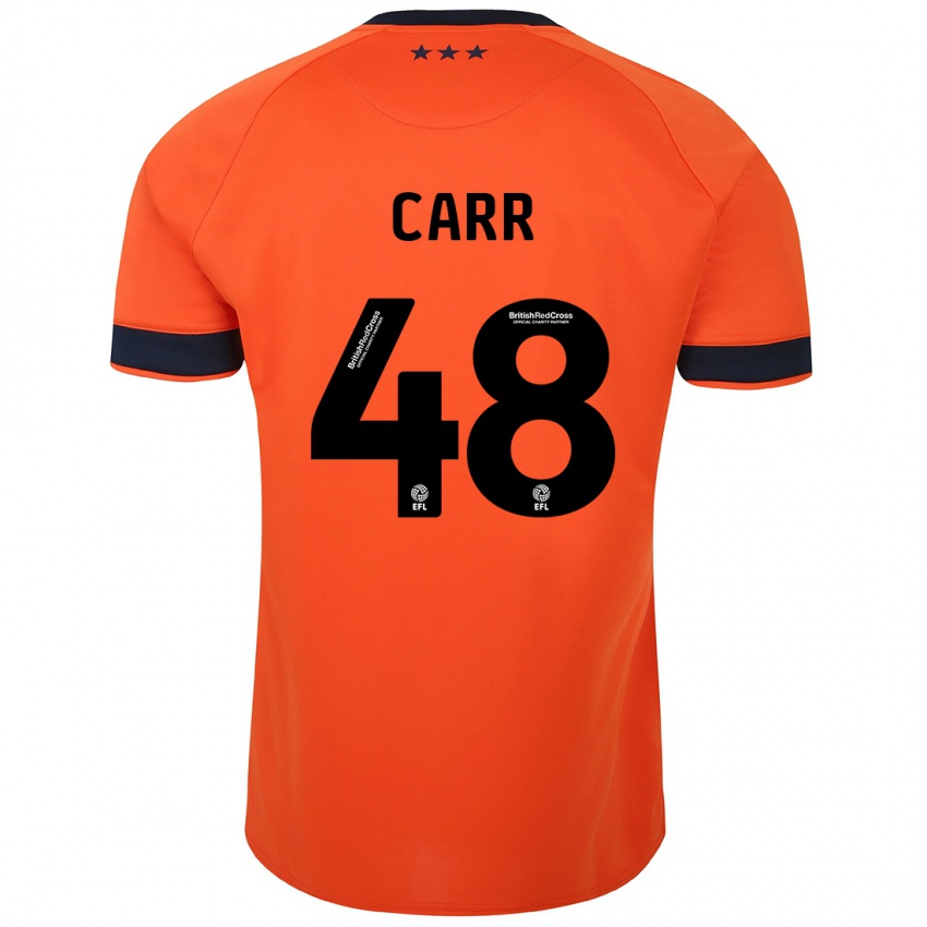 Homem Camisola Ryan Carr #48 Laranja Alternativa 2023/24 Camisa