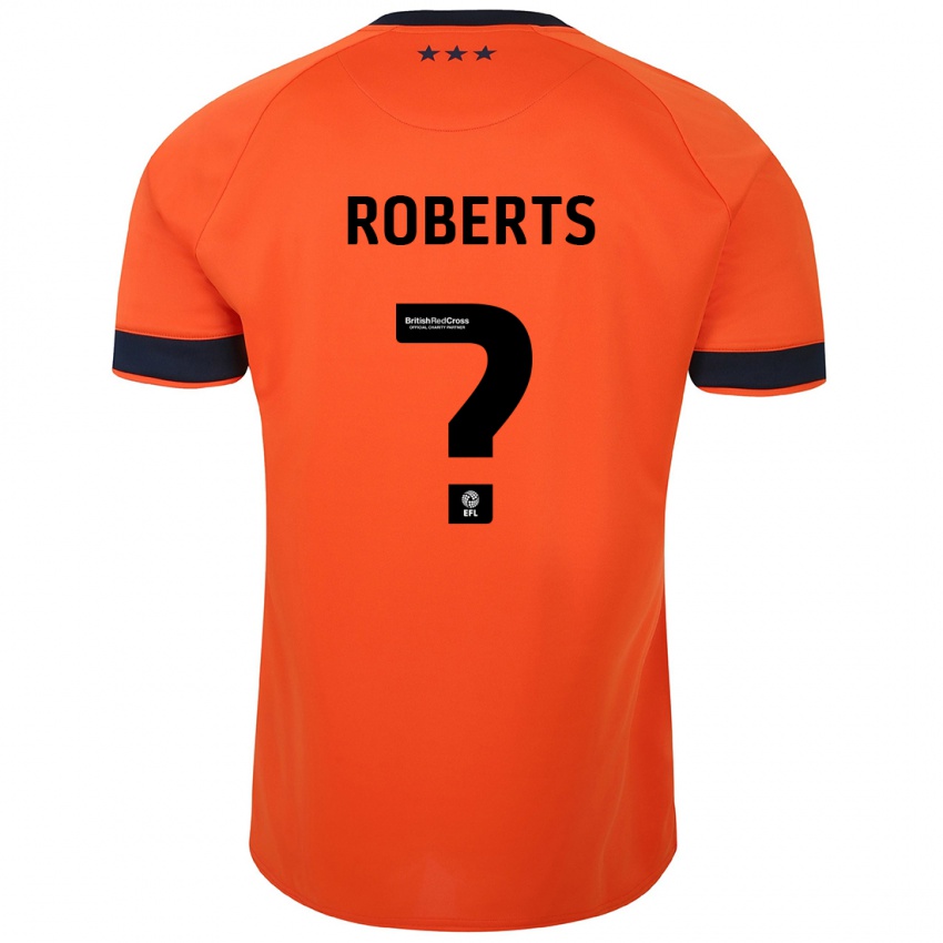 Homem Camisola Mathaeus Roberts #0 Laranja Alternativa 2023/24 Camisa