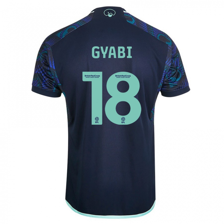 Homem Camisola Darko Gyabi #18 Azul Alternativa 2023/24 Camisa