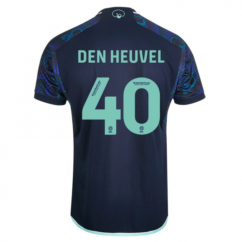 Homem Camisola Dani Van Den Heuvel #40 Azul Alternativa 2023/24 Camisa